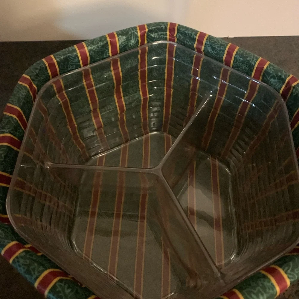 Longaberger Christmas Collection 1997 edition Snowflake Basket with Lid - Picture 2 of 6